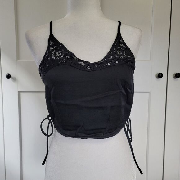 Free people black blouson brami - Picture 5 of 9